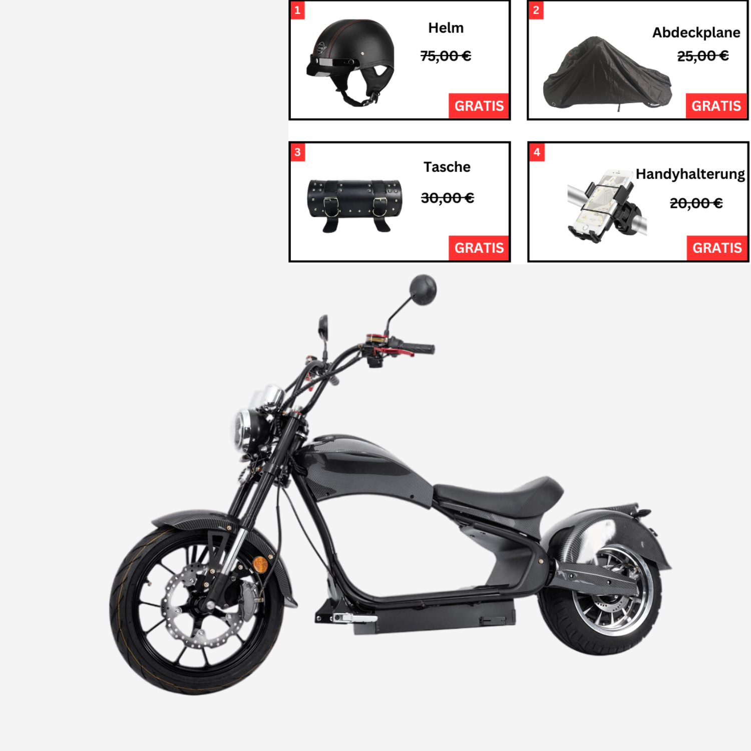 E-Chopper MH3 80 km/h Cruze Pro