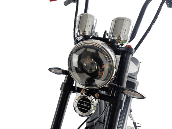 Laden Sie das Bild in Galerie -Viewer, E-Chopper Facelift Pro - 4000W - 40AH Lithium Akku - E-Streetbikes
