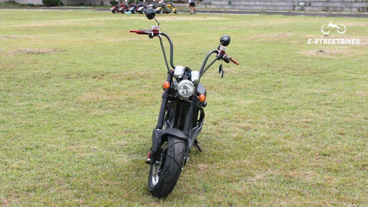 e-Chopper matt schwarz 45km/h - E-Streetbikes